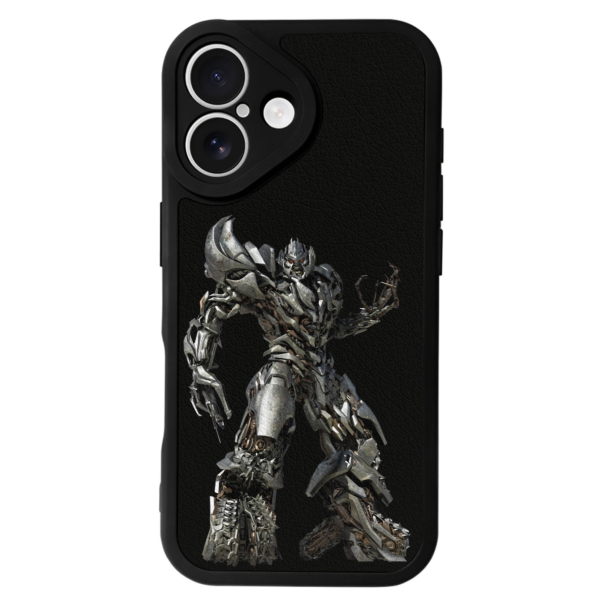 （画像用） Transformers トランスフォーマー 【iPhone 16シリーズ対応】シリコンスマホケース（レザー調） 材質：シリコン